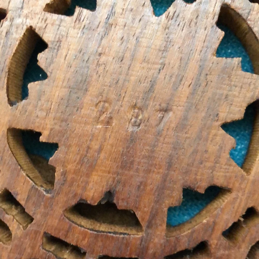 2 SETS SALT & PEPPER  3- CARVED  WOOD TRIVETS   5pc  CARVED  COASTERS S…